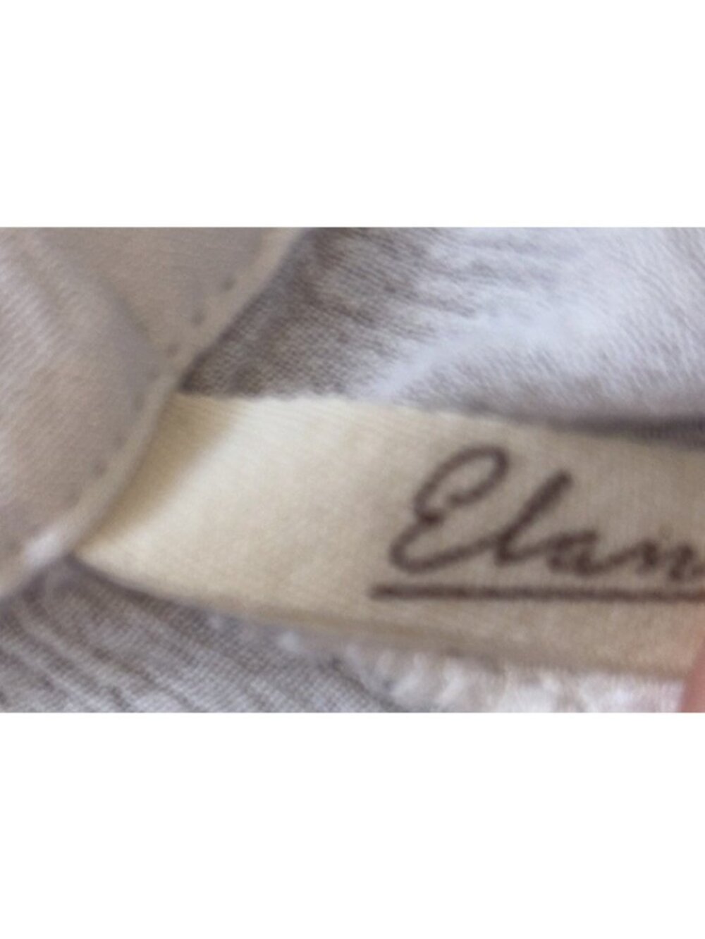 Elan Womens “LG” White Summer  Boho Pool or Beach Pants w/side Ties & Pockets - Picture 4 of 7